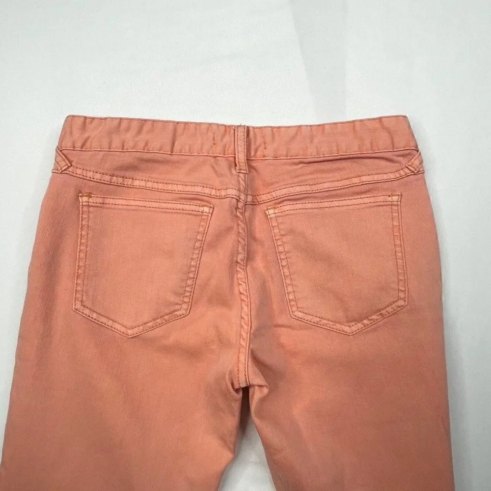 FREE PEOPLE Orange Ankle Zip Skinny Jean